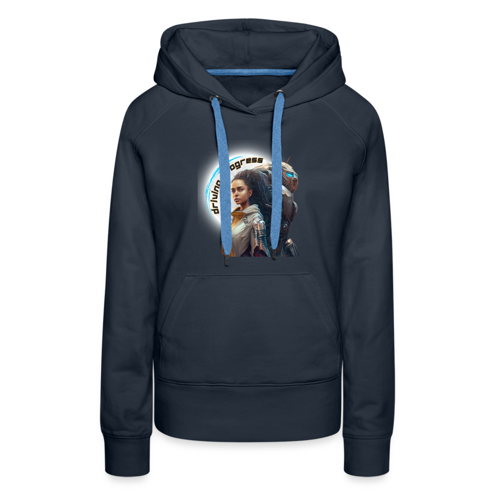 Driving Progress - Women’s Premium Hoodie - navy