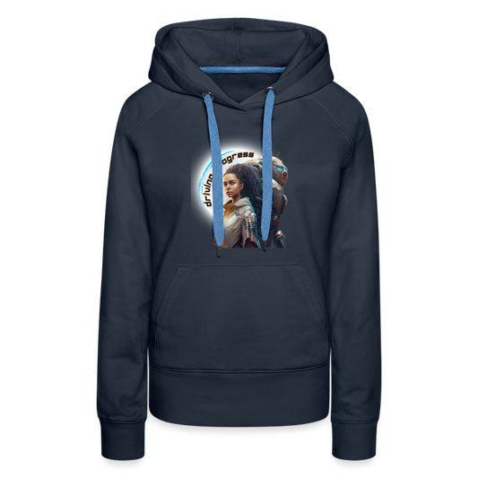 Driving Progress - Women’s Premium Hoodie - navy