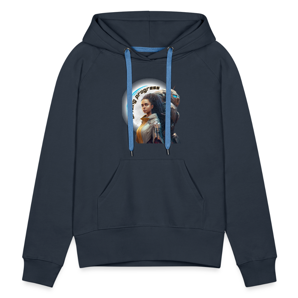 Driving Progress - Women’s Premium Hoodie - navy