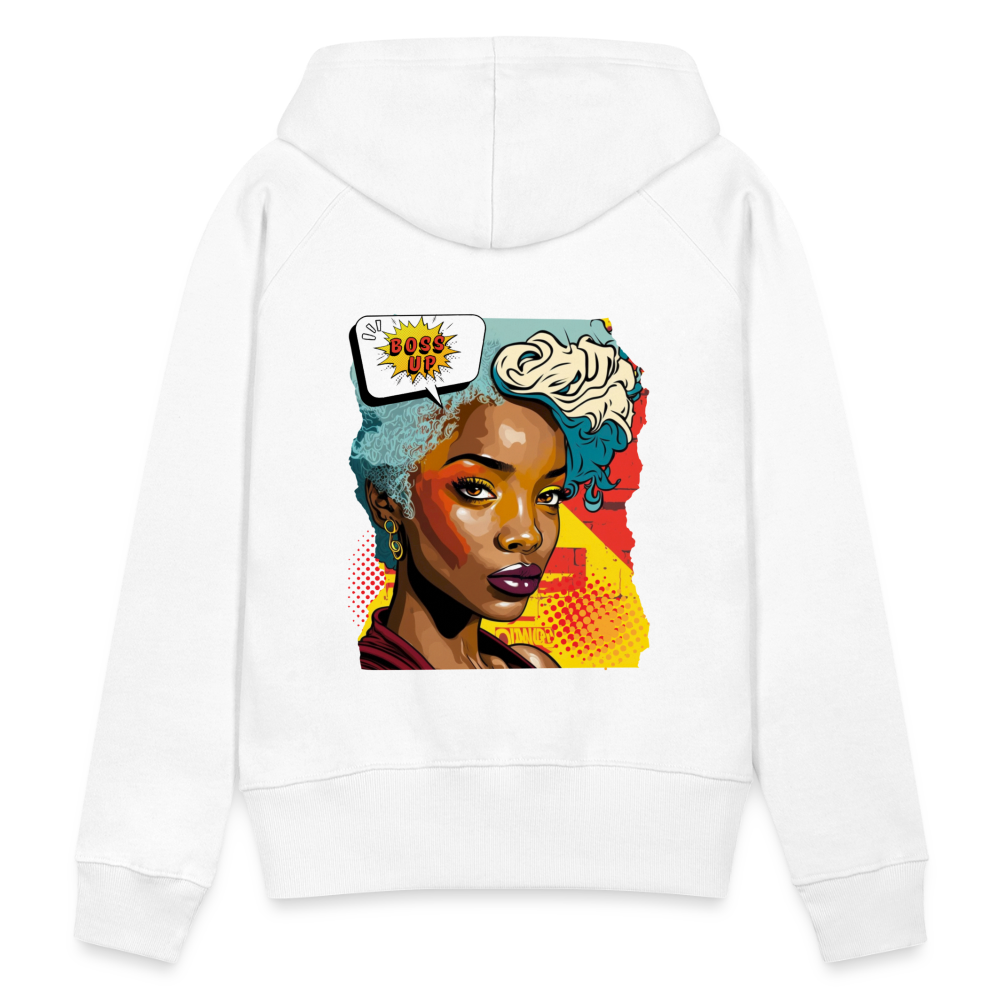 Boss Up! - Women’s Premium Hoodie - white