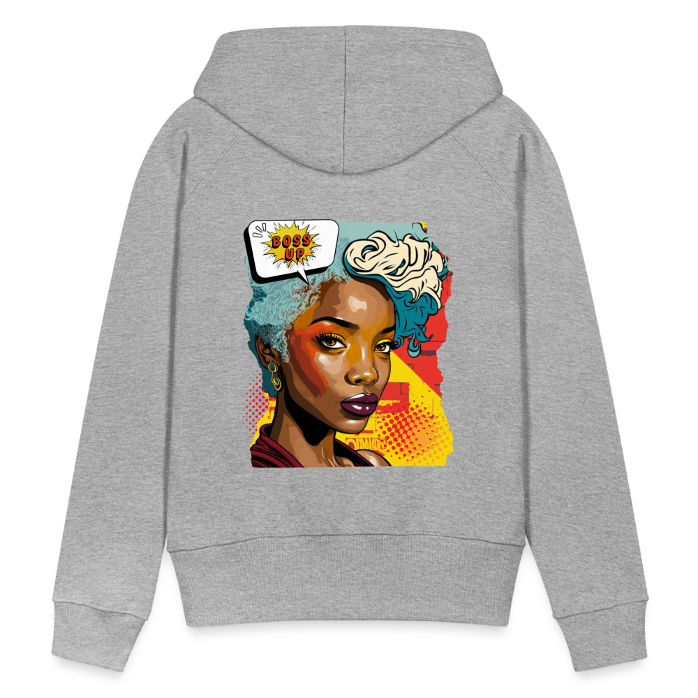 Boss Up! - Women’s Premium Hoodie - heather grey