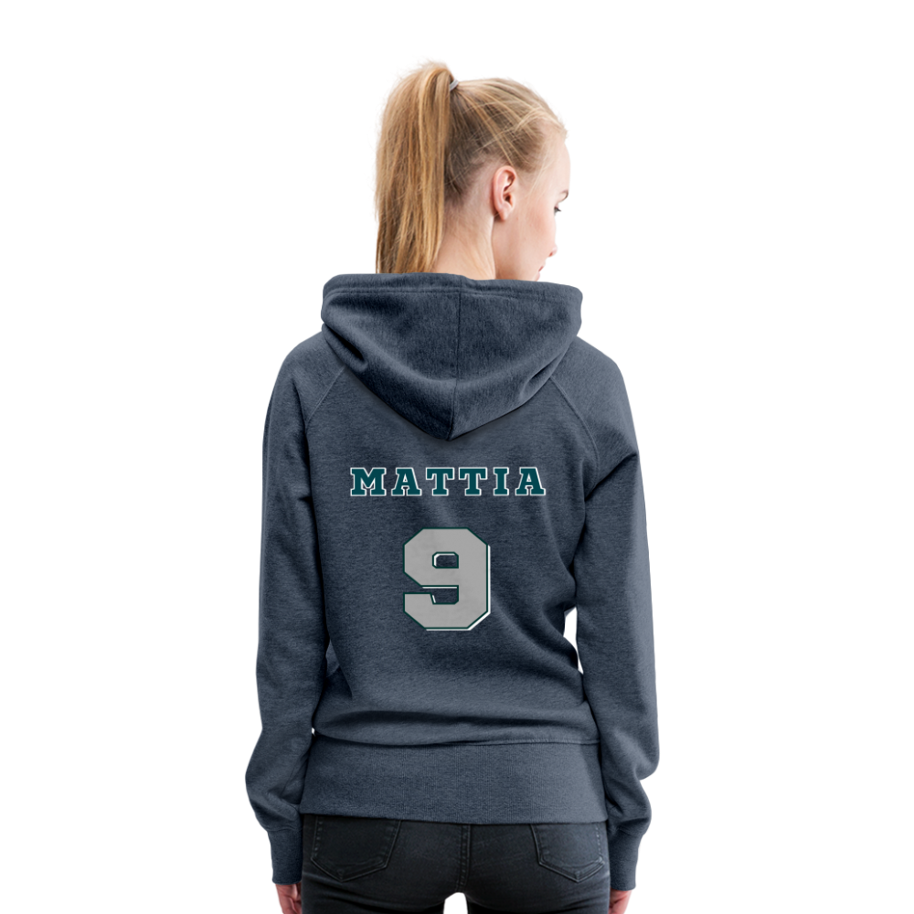 CUSTOM: It's a Philly Thing - Women’s Premium Hoodie - heather denim