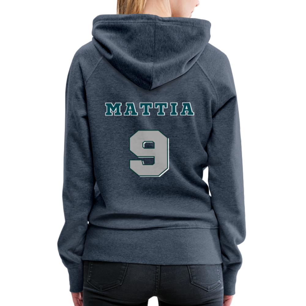 CUSTOM: It's a Philly Thing - Women’s Premium Hoodie - heather denim