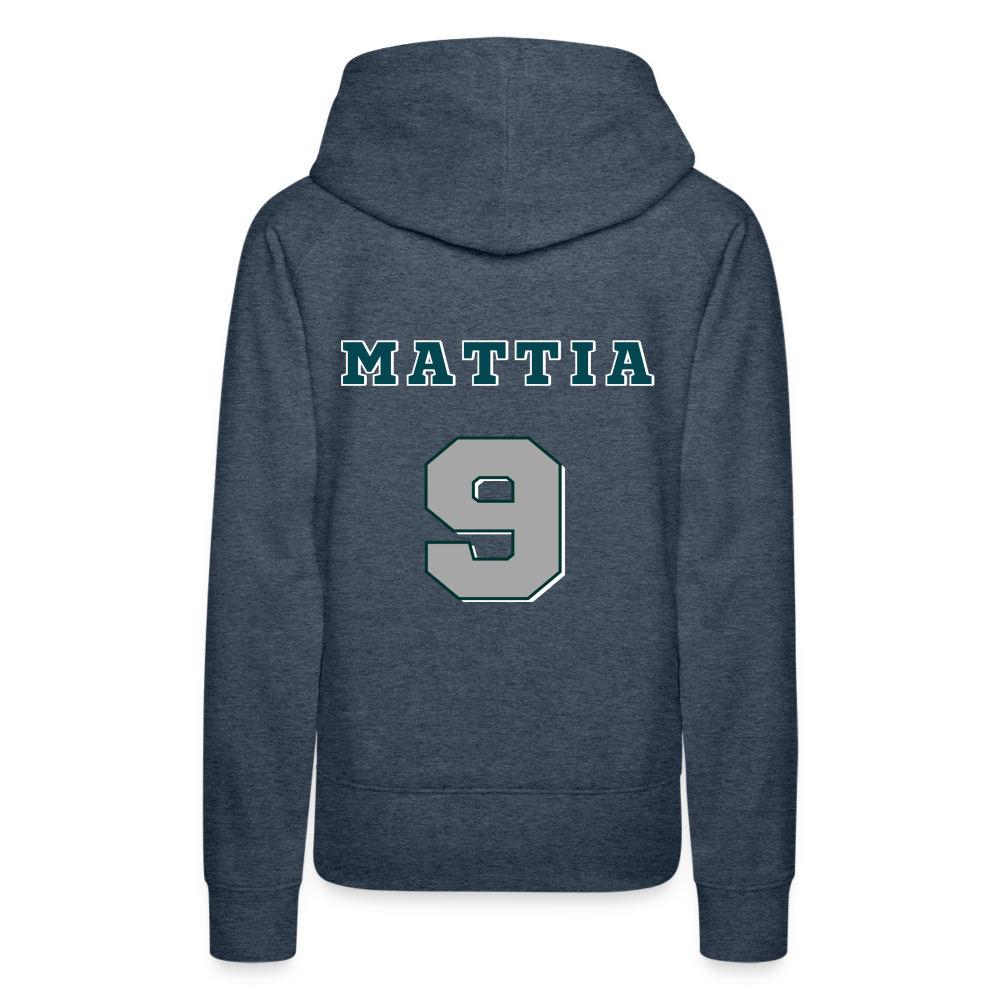 CUSTOM: It's a Philly Thing - Women’s Premium Hoodie - heather denim