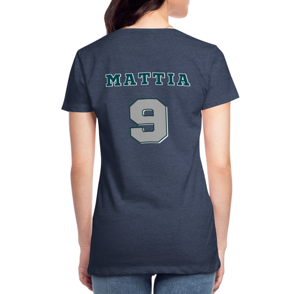 CUSTOM: It's a Philly Thing - Women’s Premium T-Shirt - heather blue