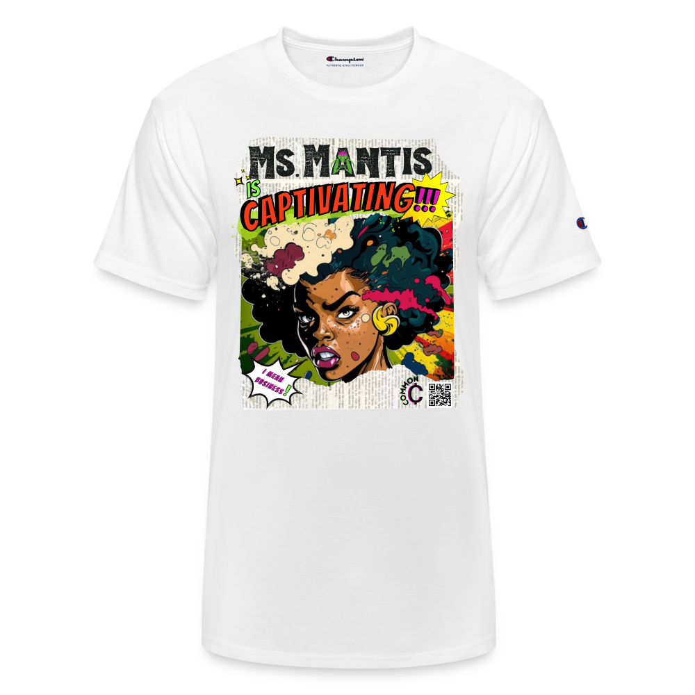 Ms. Mantis - Champion Unisex T-Shirt - white