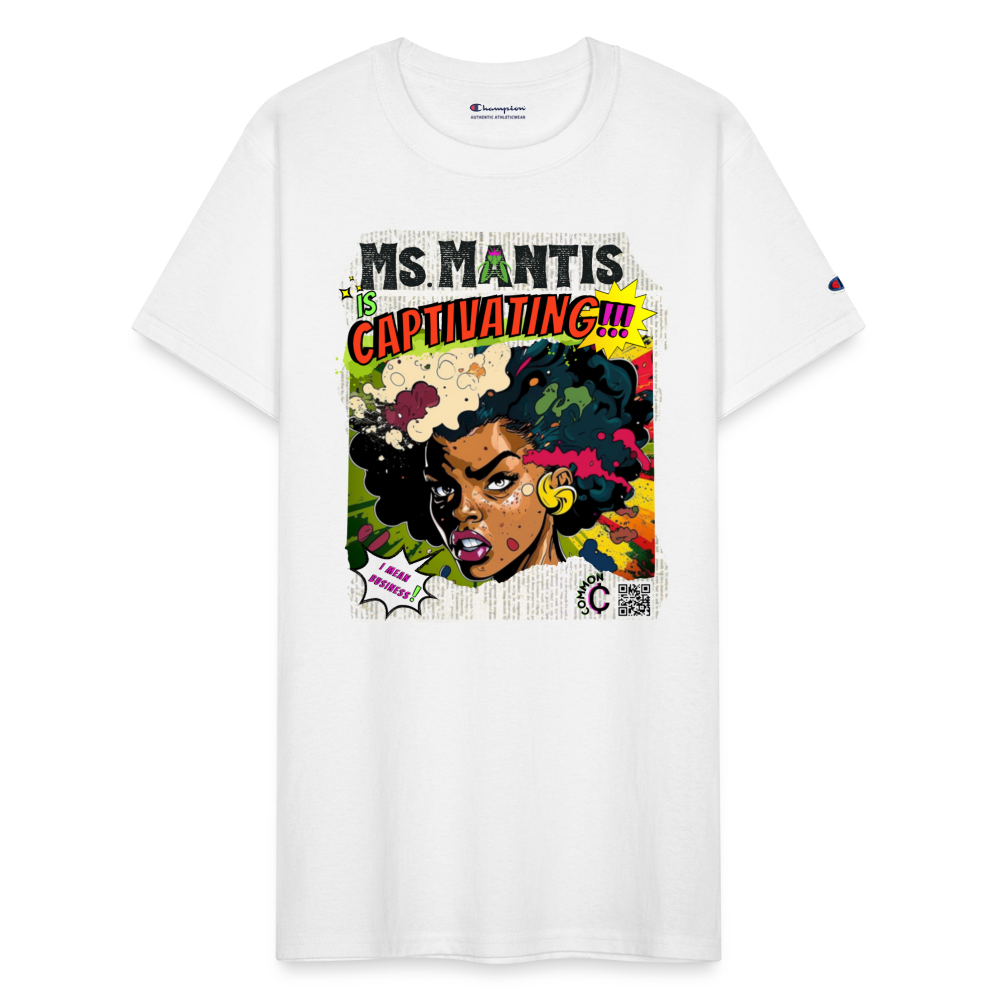 Ms. Mantis - Champion Unisex T-Shirt - white