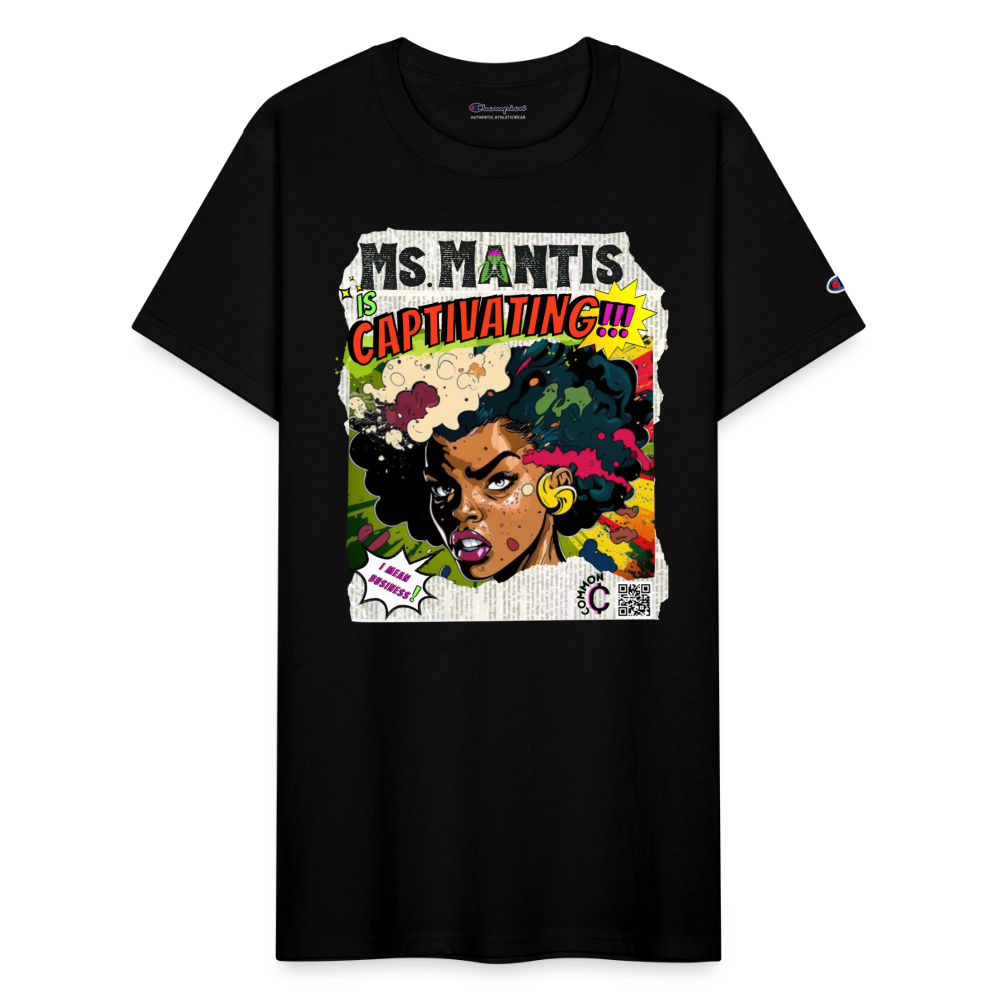 Ms. Mantis - Champion Unisex T-Shirt - black