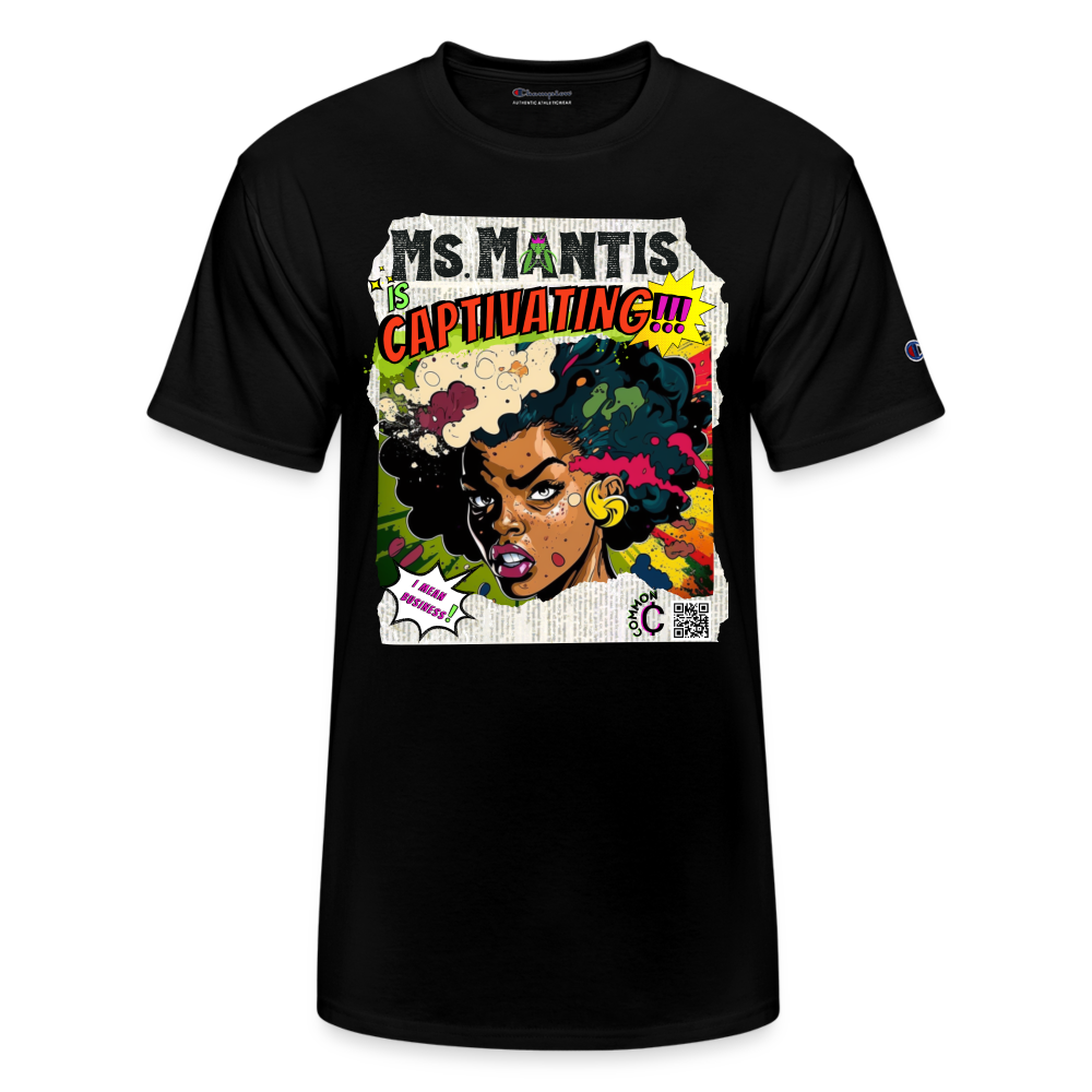 Ms. Mantis - Champion Unisex T-Shirt - black