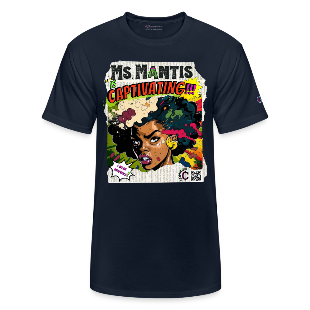 Ms. Mantis - Champion Unisex T-Shirt - navy