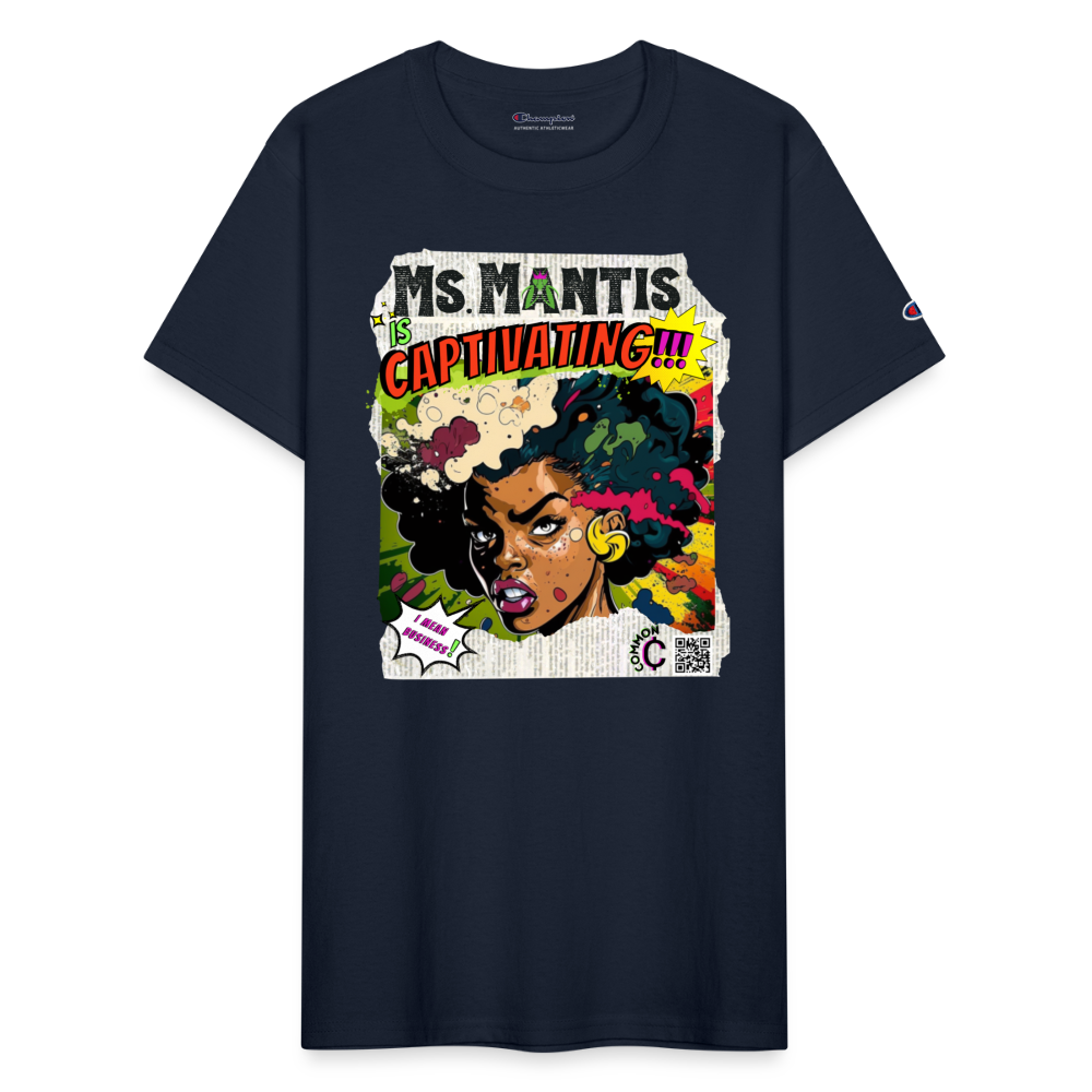 Ms. Mantis - Champion Unisex T-Shirt - navy