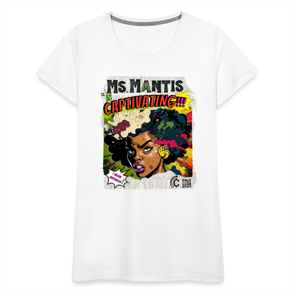 Ms. Mantis - Women’s Premium T-Shirt - white