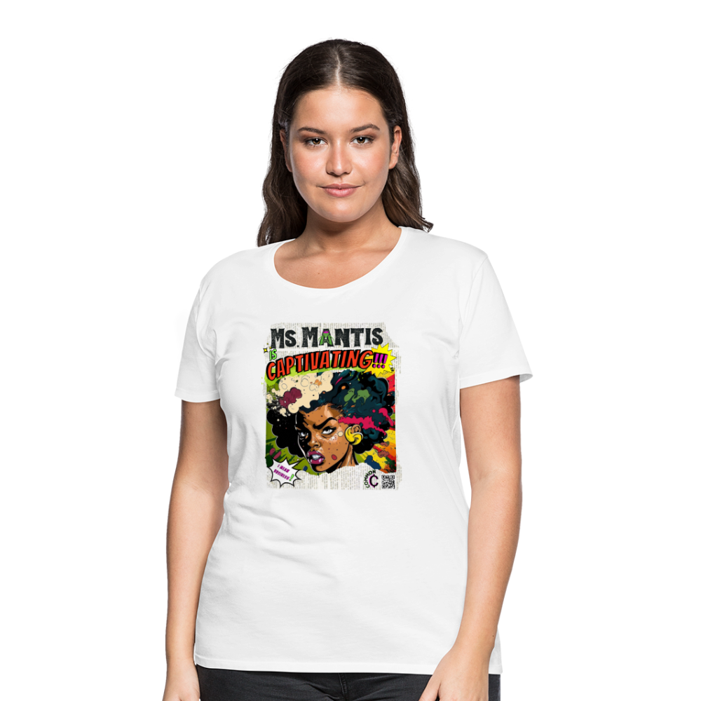 Ms. Mantis - Women’s Premium T-Shirt - white