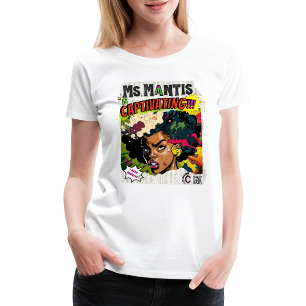 Ms. Mantis - Women’s Premium T-Shirt - white