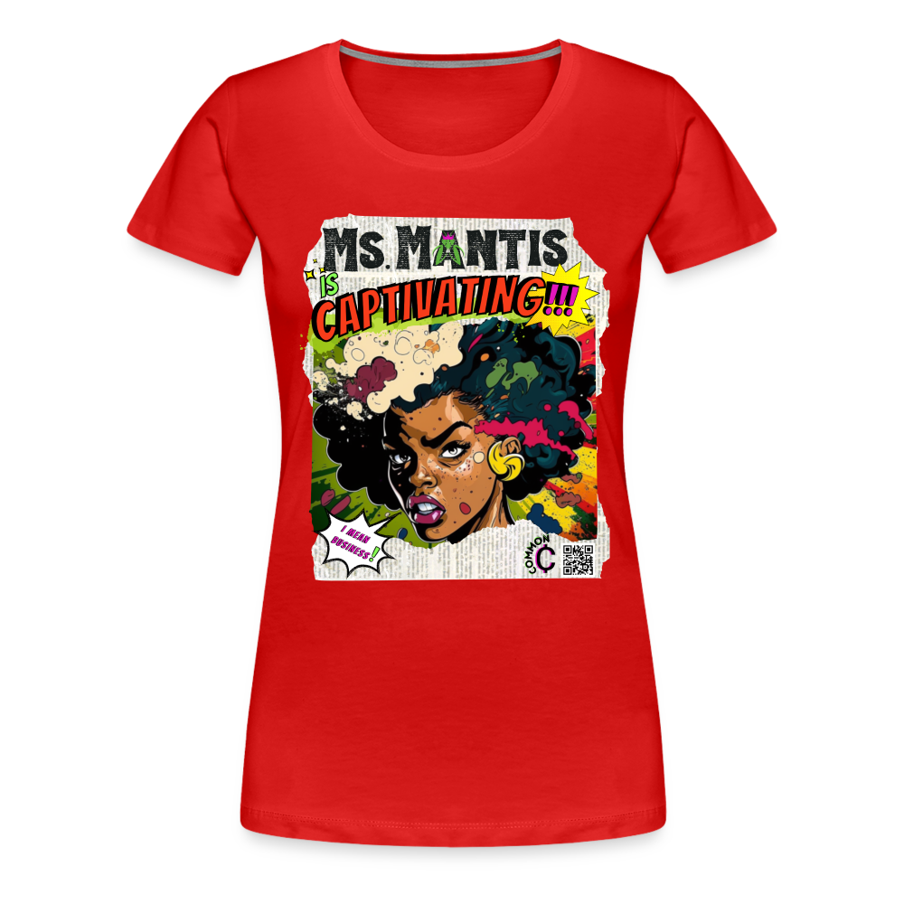 Ms. Mantis - Women’s Premium T-Shirt - red