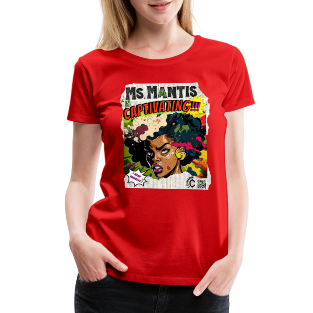 Ms. Mantis - Women’s Premium T-Shirt - red