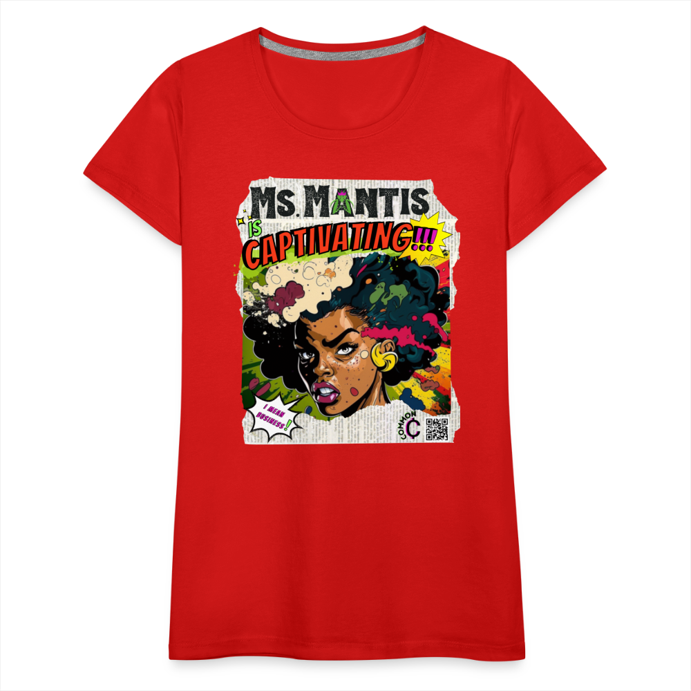 Ms. Mantis - Women’s Premium T-Shirt - red