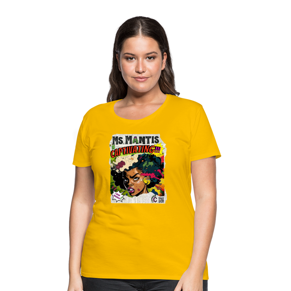 Ms. Mantis - Women’s Premium T-Shirt - sun yellow