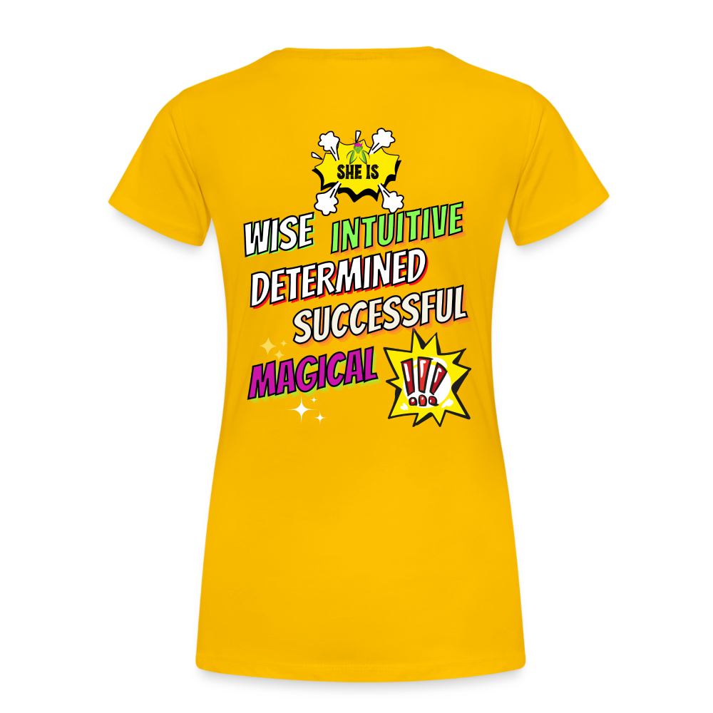 Ms. Mantis - Women’s Premium T-Shirt - sun yellow