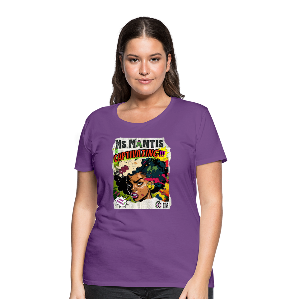 Ms. Mantis - Women’s Premium T-Shirt - purple