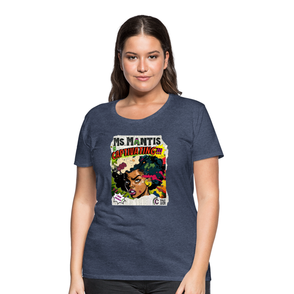 Ms. Mantis - Women’s Premium T-Shirt - heather blue