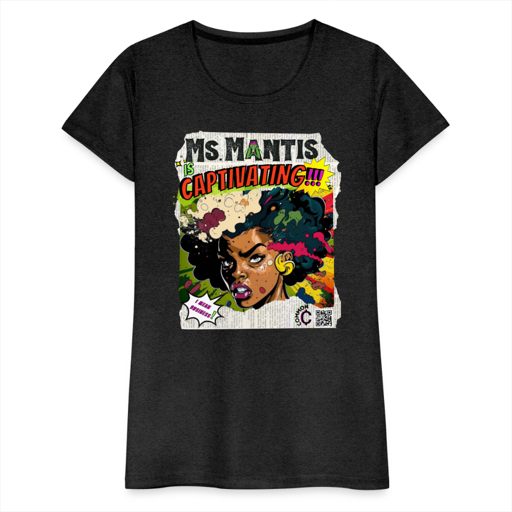 Ms. Mantis - Women’s Premium T-Shirt - charcoal grey