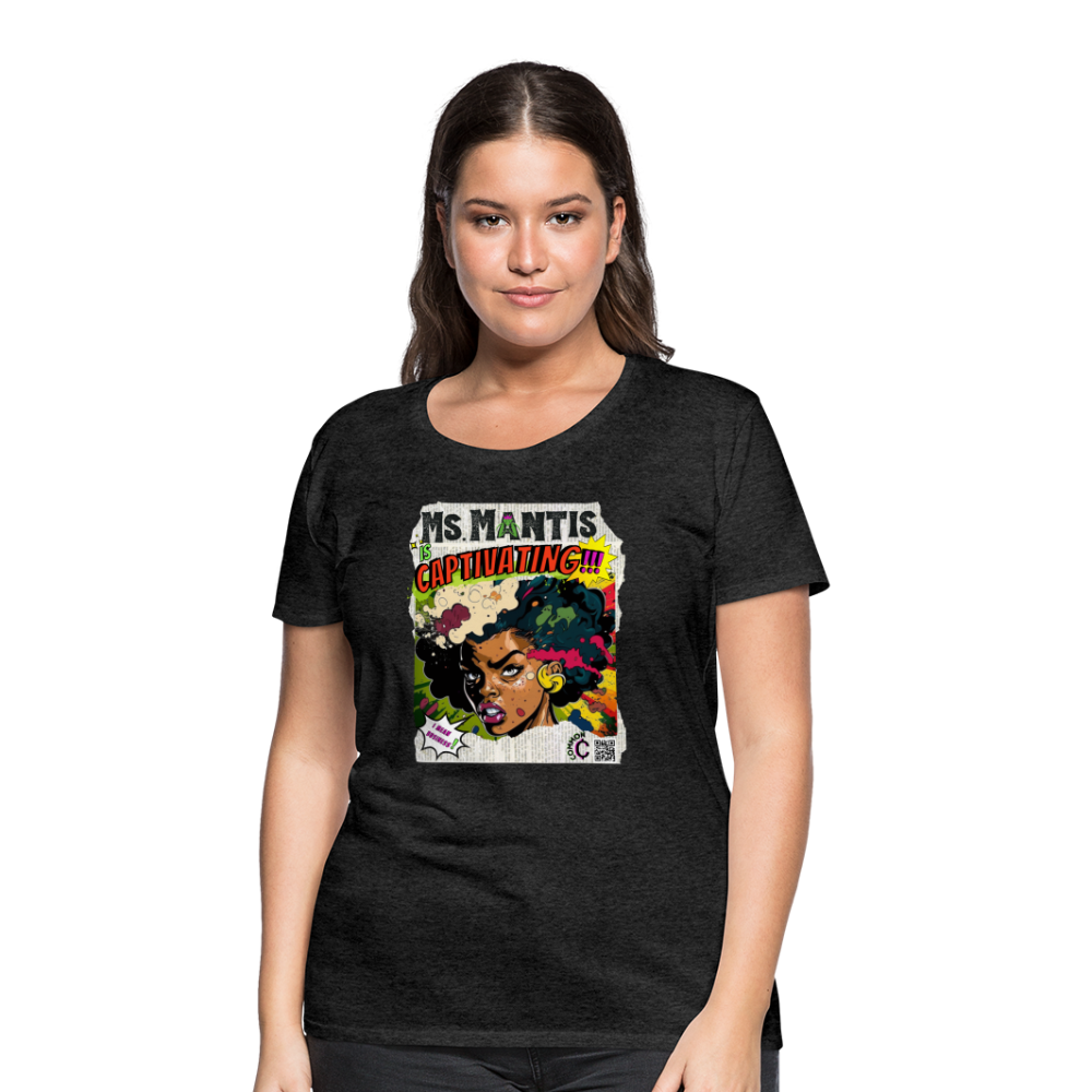 Ms. Mantis - Women’s Premium T-Shirt - charcoal grey