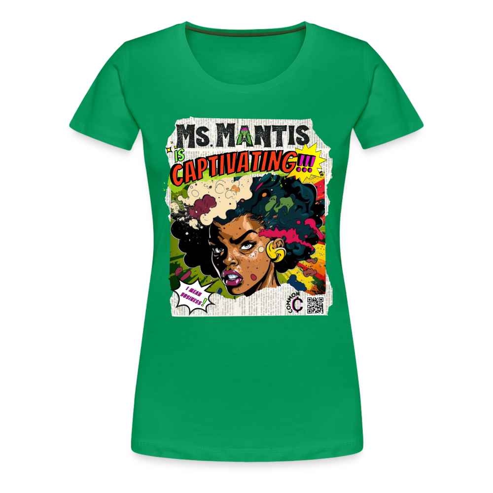 Ms. Mantis - Women’s Premium T-Shirt - kelly green