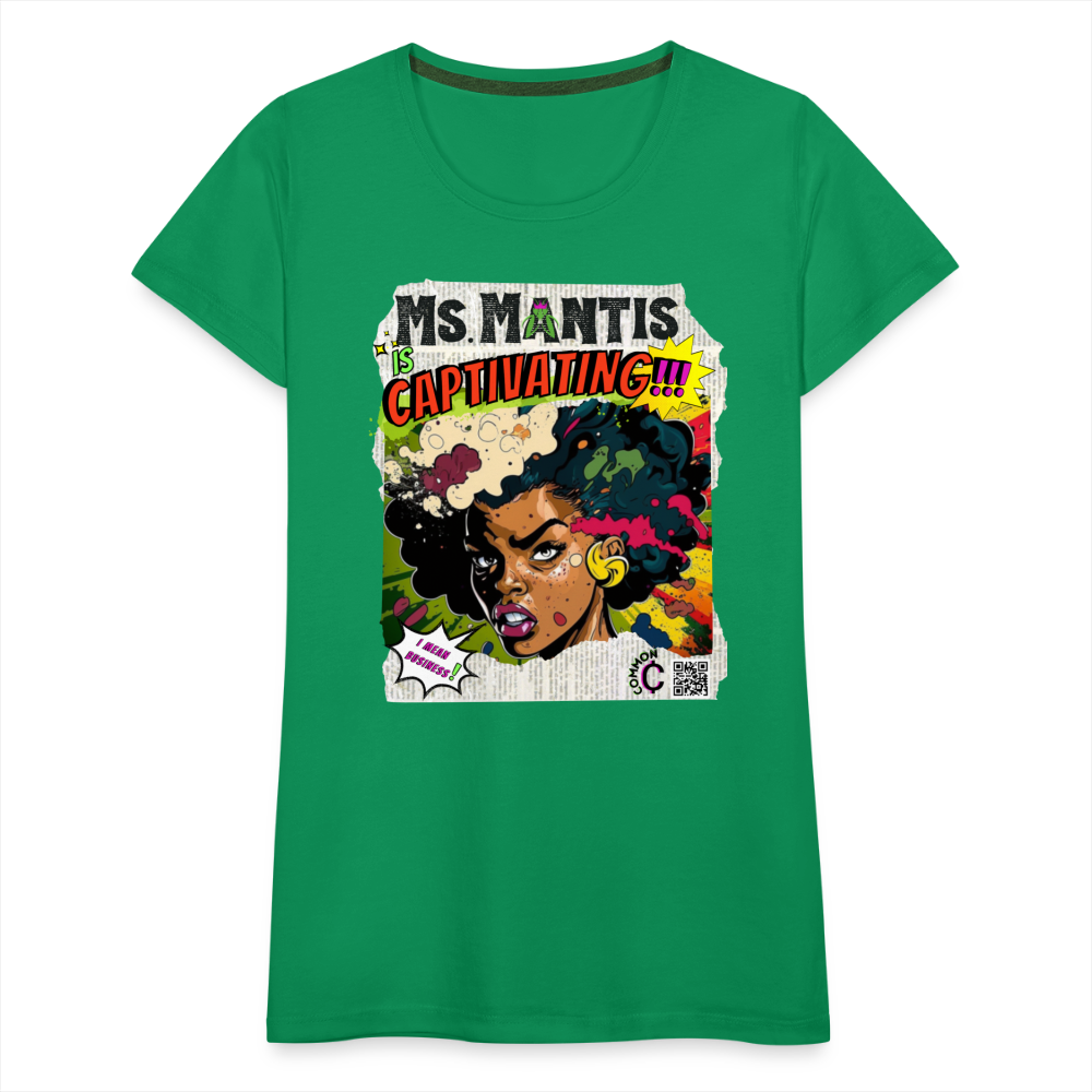 Ms. Mantis - Women’s Premium T-Shirt - kelly green