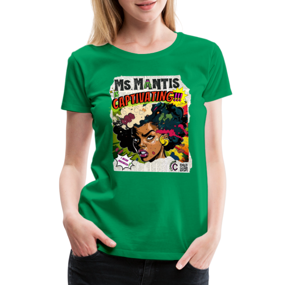 Ms. Mantis - Women’s Premium T-Shirt - kelly green