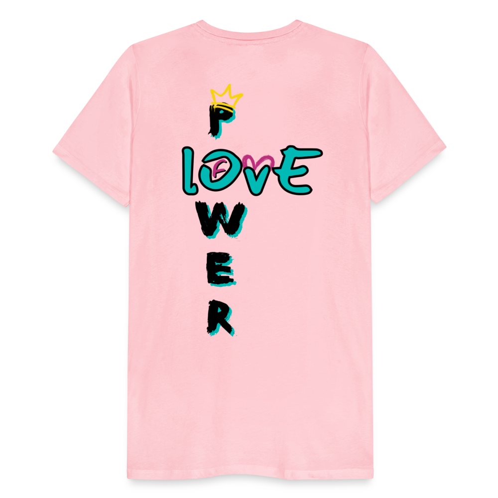 Power of Love - 2-Sided Men's Premium T-Shirt - pink