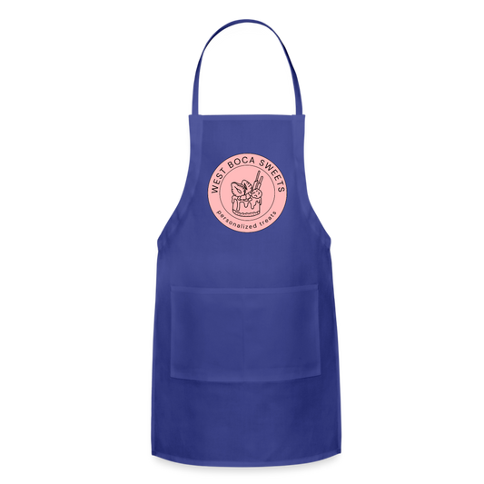 CUSTOM WBS: Adjustable Apron - royal blue