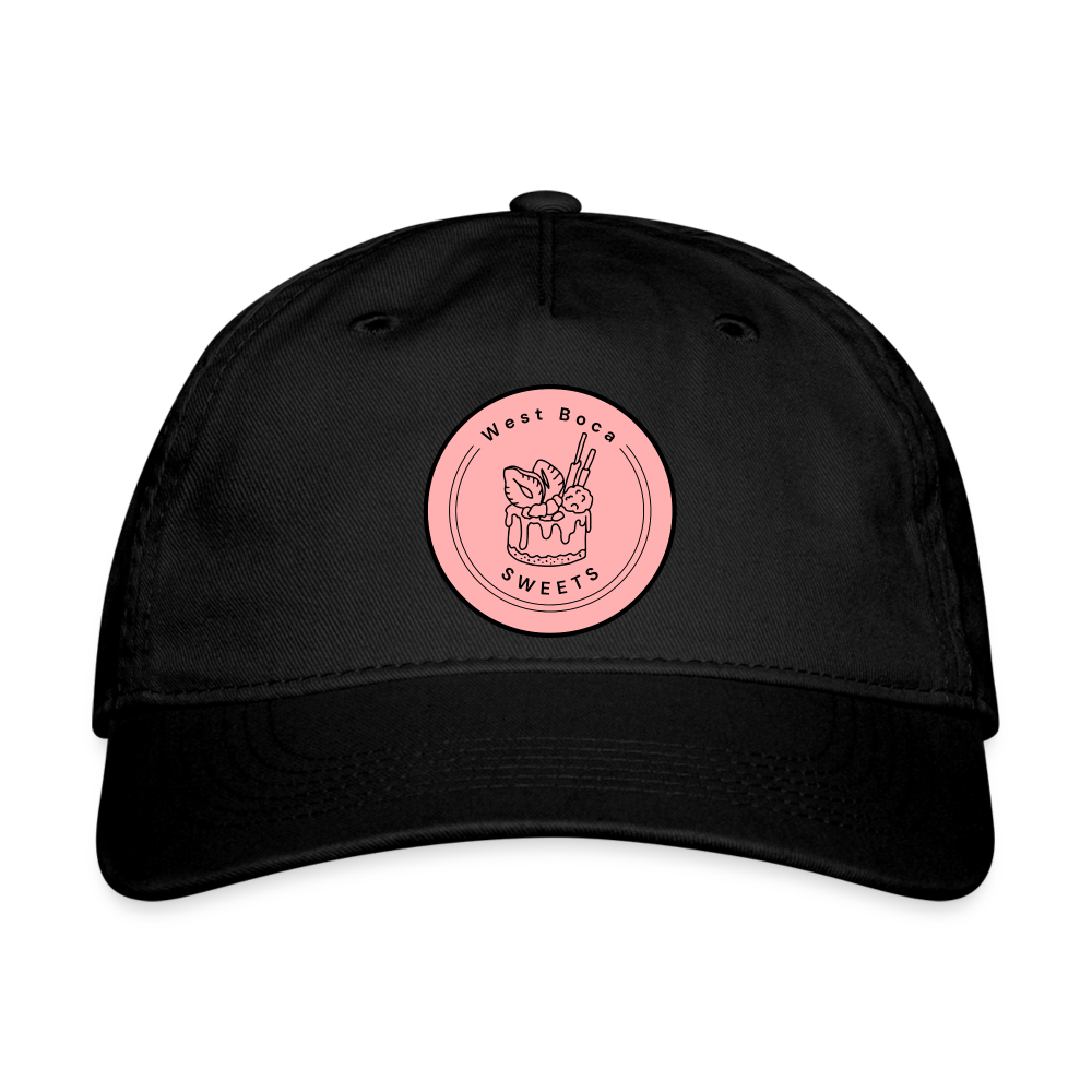 CUSTOM WBS - Organic Baseball Cap - black