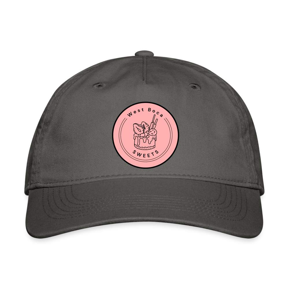 CUSTOM WBS - Organic Baseball Cap - charcoal