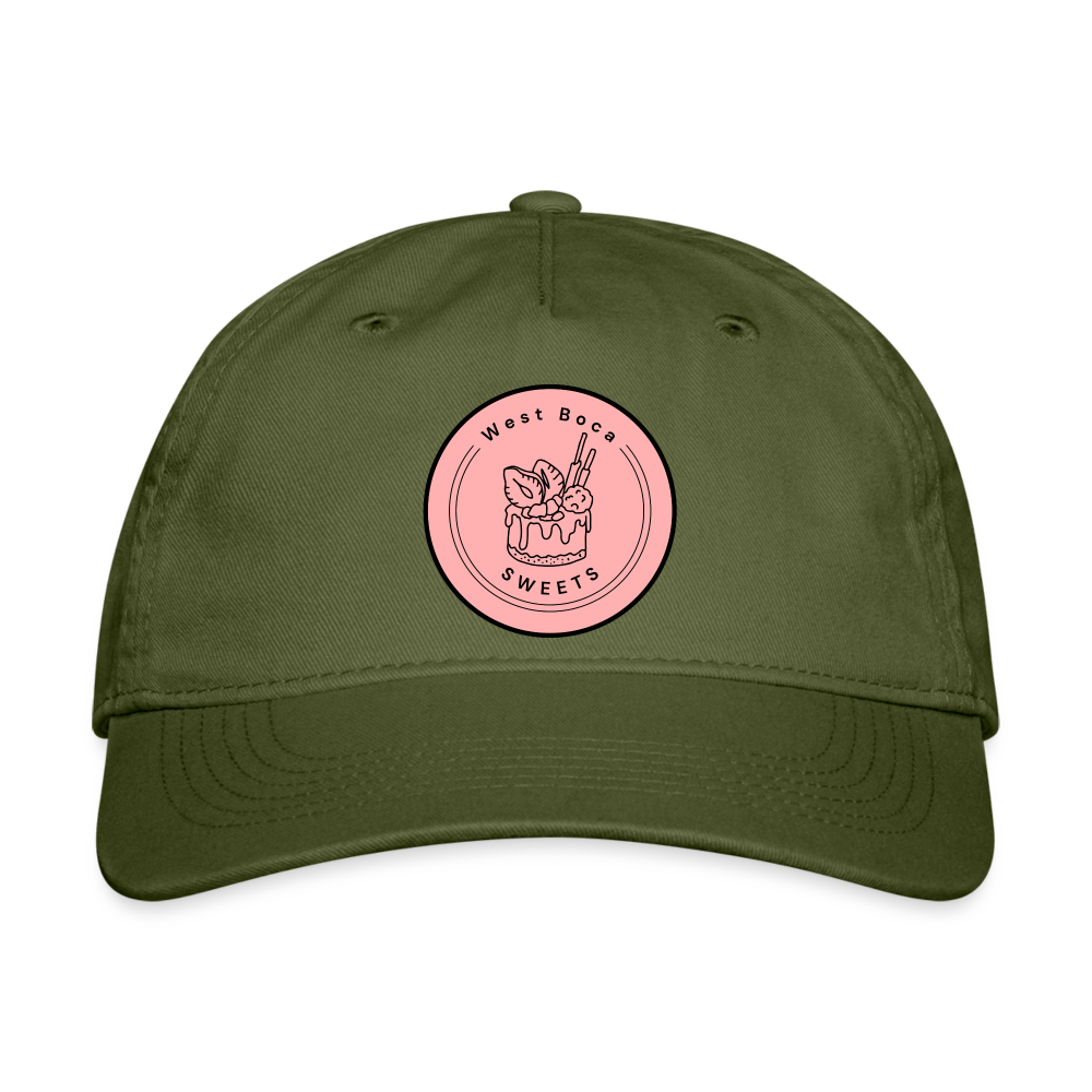 CUSTOM WBS - Organic Baseball Cap - olive green