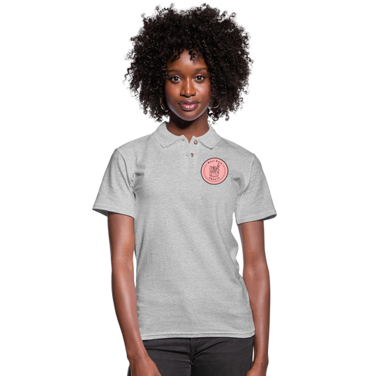 CUSTOM WBS: Women's Pique Polo Shirt - heather gray