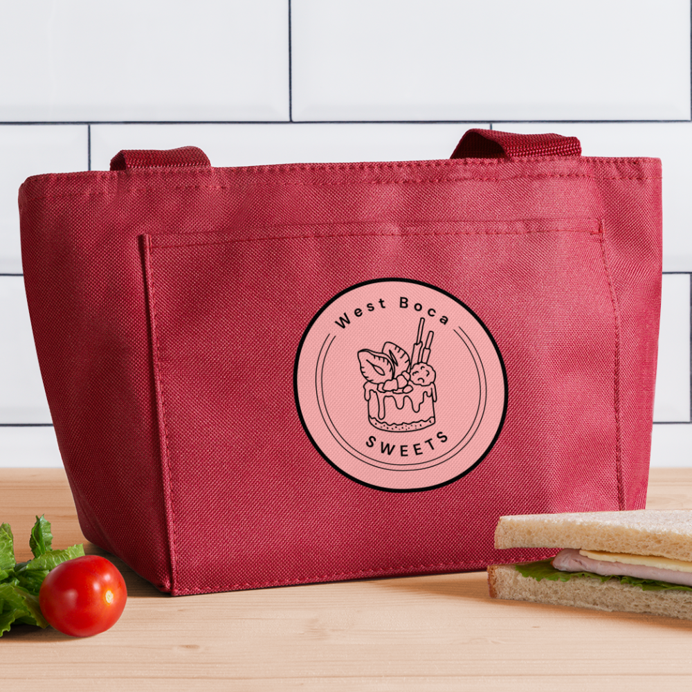 CUSTOM WBS: Lunch Bag - red