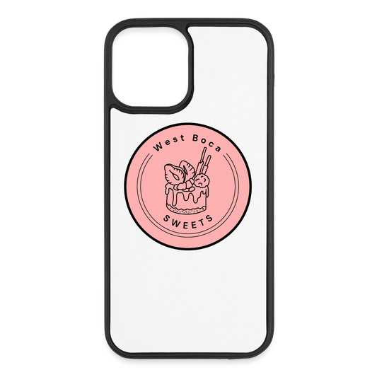 CUSTOM WBS: iPhone 12/12 Pro Case - white/black