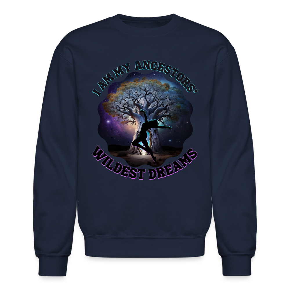 Ancestors Wildest Dreams: Crewneck Sweatshirt - navy