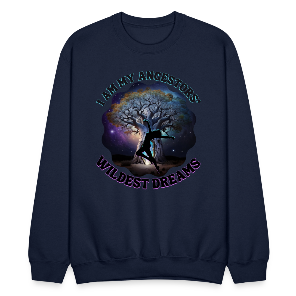 Ancestors Wildest Dreams: Crewneck Sweatshirt - navy