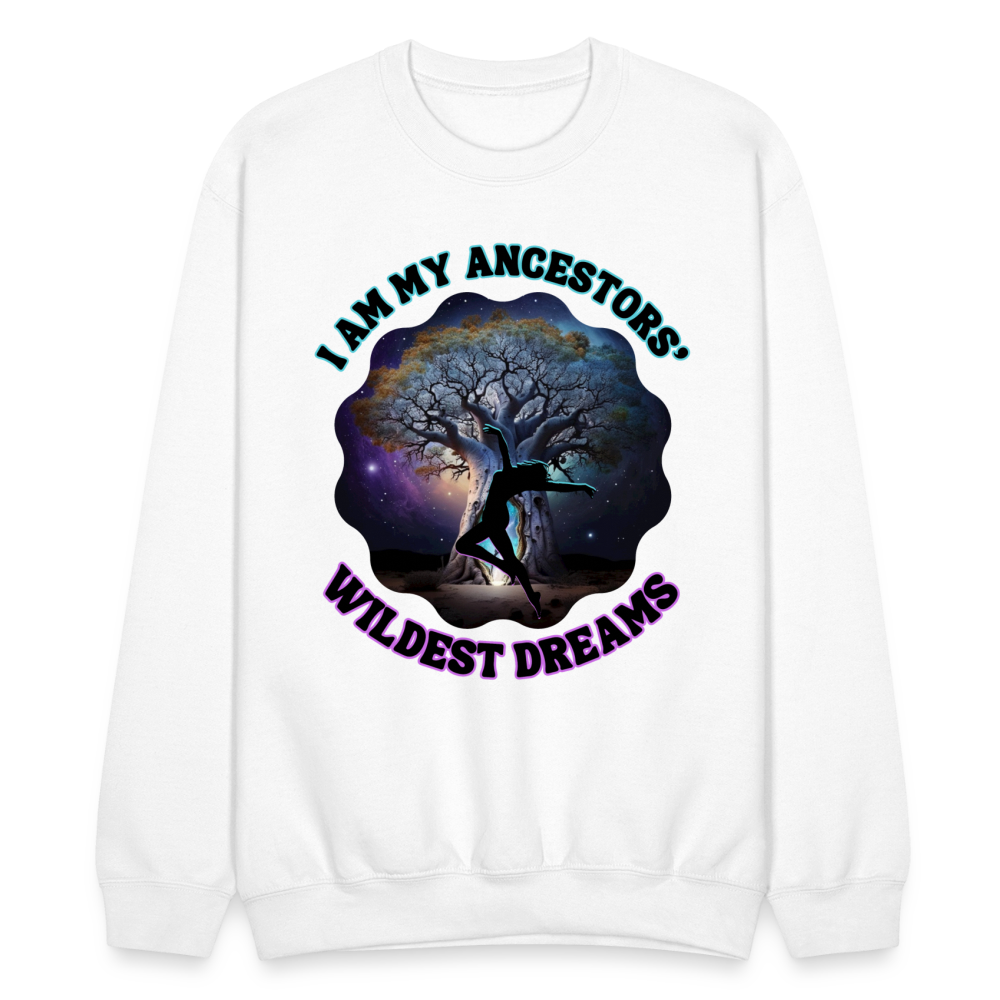 Ancestors' Wildest Dreams - Crewneck Sweatshirt - white