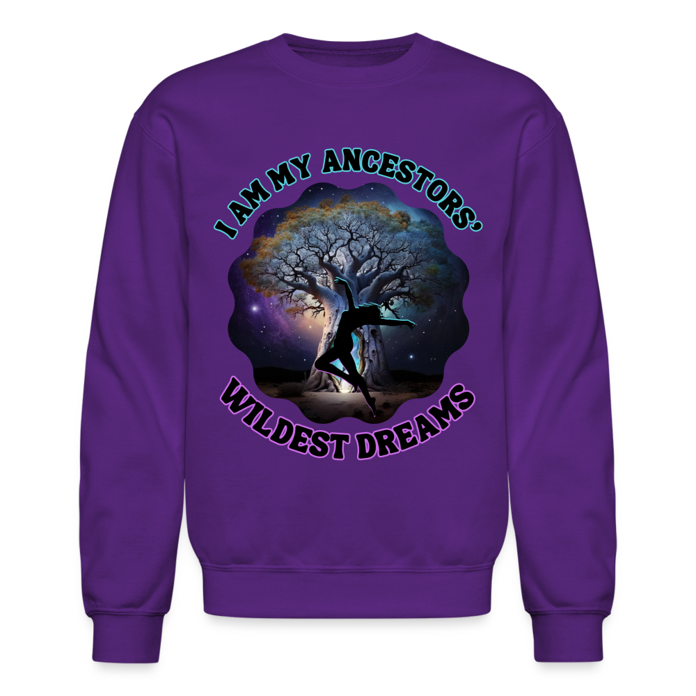 Ancestors' Wildest Dreams - Crewneck Sweatshirt - purple