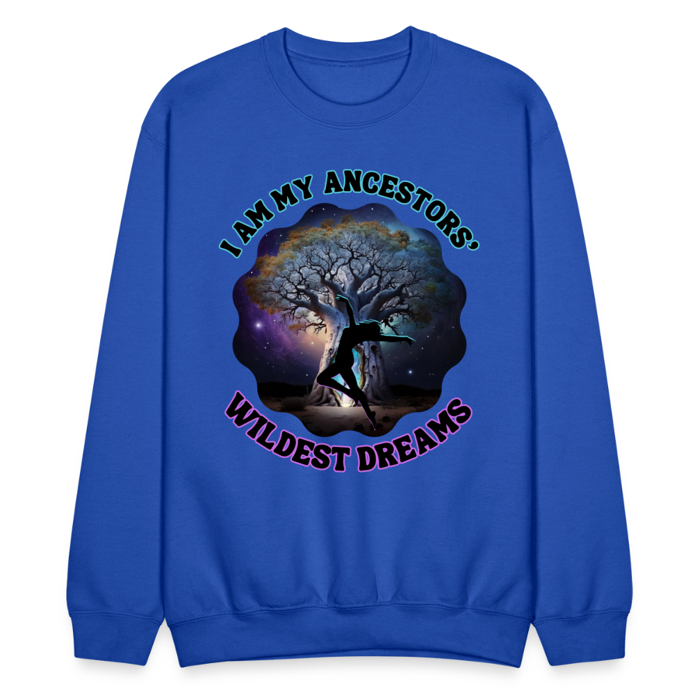 Ancestors' Wildest Dreams - Crewneck Sweatshirt - royal blue