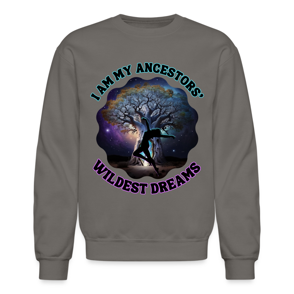 Ancestors' Wildest Dreams - Crewneck Sweatshirt - asphalt gray