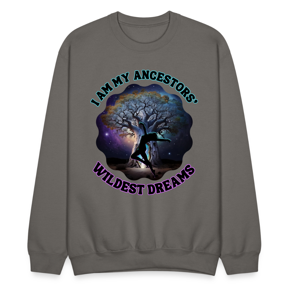 Ancestors' Wildest Dreams - Crewneck Sweatshirt - asphalt gray