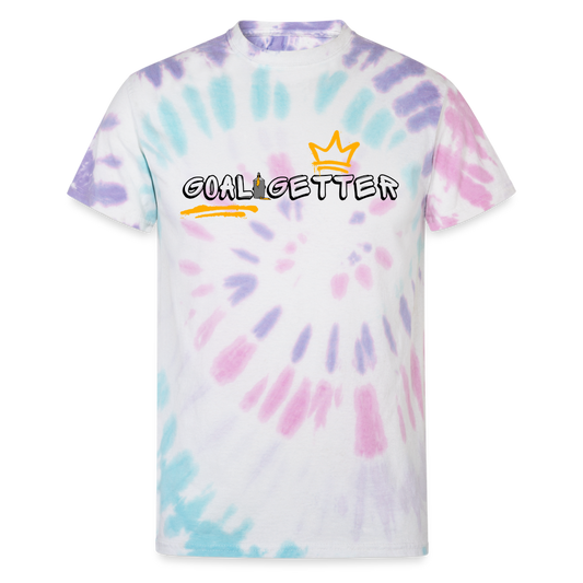 Goal-Getter - Unisex Tie Dye T-Shirt - Pastel Spiral