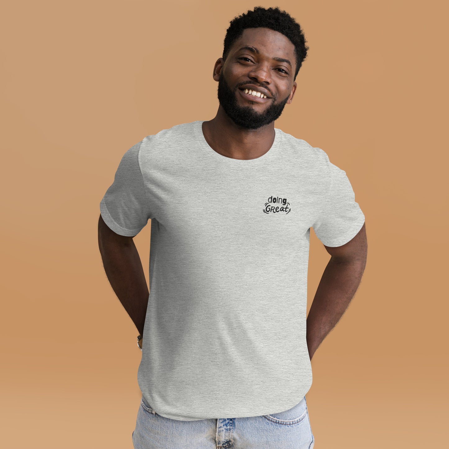 You're DOING GREAT - Embroidered Unisex t-shirt